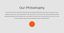 Heading and circle shape - Html Code Example by Nicepage