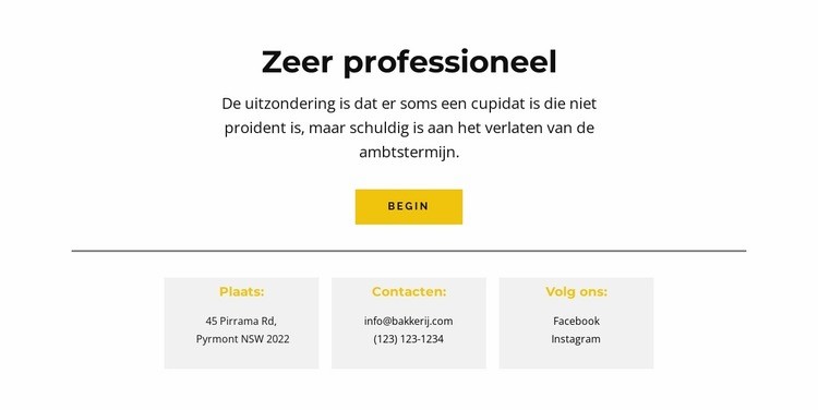 Laten we de natie veranderen HTML5-sjabloon