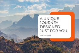 HTML Web Site For We Design Adventures From The Ground Up Around Your Goals