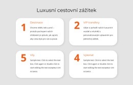 Luxusní Cestovatelský Zážitek Šablona