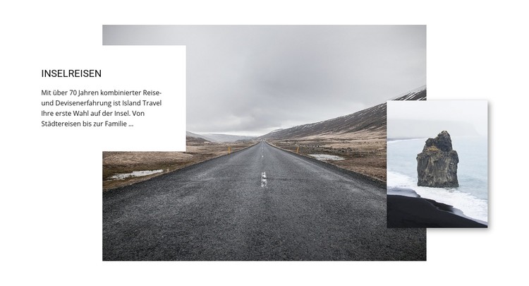 Inselreisen CSS-Vorlage
