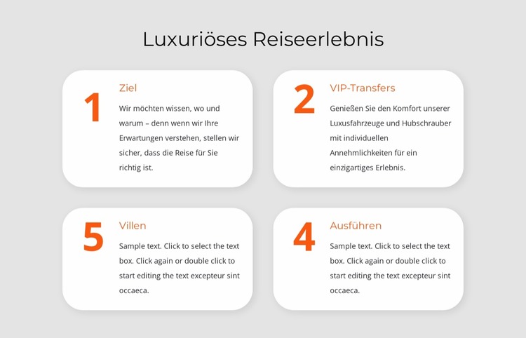 Luxuriöses Reiseerlebnis Joomla Vorlage