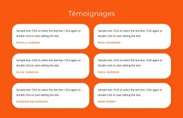 Témoignages Avec Textes