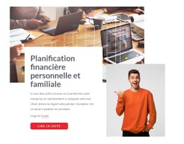 Menu CSS Pour Planification Financière Familiale