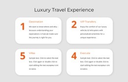 Luxury Travel Experience