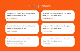 Gratis HTML5 Voor Getuigenissen Met Teksten