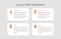 Luxury Travel Experience