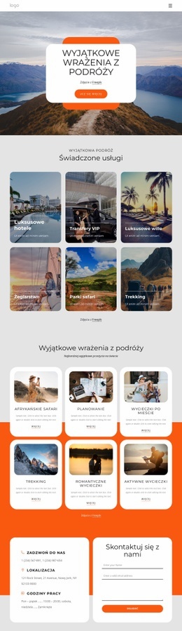 Luksusowe Podróże W Małych Grupach – Utwórz Niesamowity Szablon