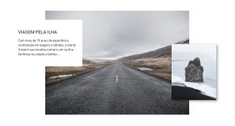 Tema HTML5 Para Viagens Pela Ilha