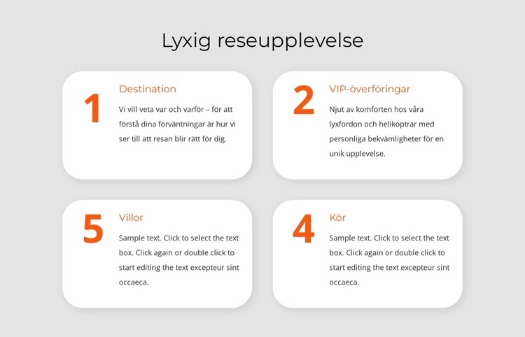 Lyxig reseupplevelse WordPress -tema