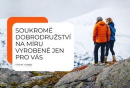 Vlastní Soukromé Dobrodružství Vytvořené Přímo Pro Vás – Bezplatná Šablona Webových Stránek