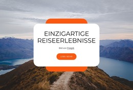 Die Einzigartigsten Erlebnisse Der Welt - Kostenlose HTML-Vorlage