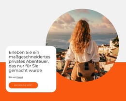 HTML-Website Für Gestalten Sie Ihre Reise Mit Uns