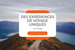 Les Expériences Les Plus Uniques Au Monde - Créateur De Sites Web Professionnels Personnalisables