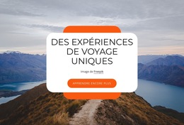 Les Expériences Les Plus Uniques Au Monde - Page De Destination