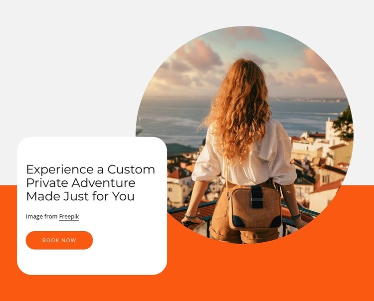 Craft your trip with us Homepage Design