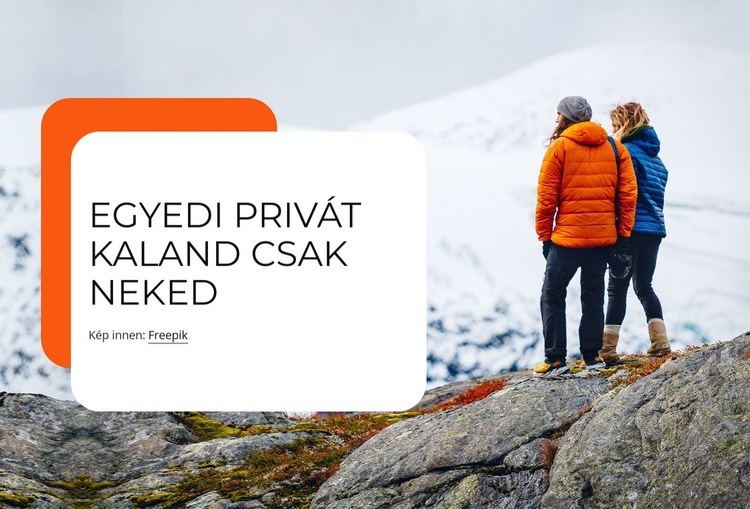 Egyedi privát kaland csak neked CSS sablon