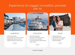 Hotel, Crociere, Tour - Modello HTML5 Reattivo