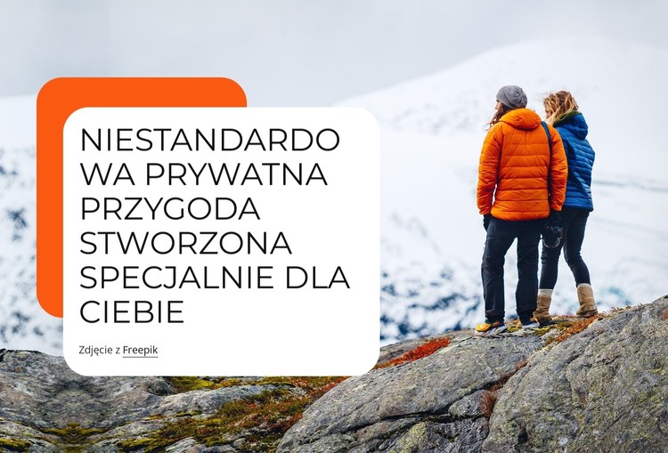 Niestandardowa prywatna przygoda stworzona specjalnie dla Ciebie Szablon CSS