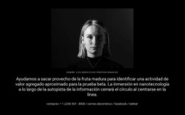 Foto Y Texto Sobre Fondo Oscuro