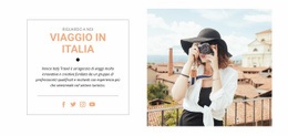Viaggi In Italia - HTML Builder Drag And Drop