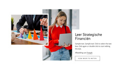 Leer Strategie Financieren - Website-Ontwerpsjabloon