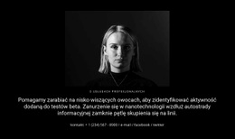 Zdjęcie I Tekst Na Ciemnym Tle - Najlepszy Motyw WordPress