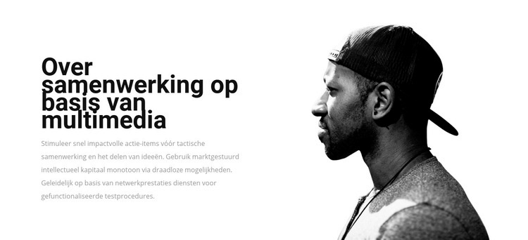 Maak gebruik van op multimedia gebaseerde samenwerking Bestemmingspagina