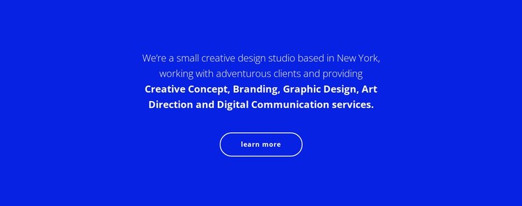 Text about our company CSS Template
