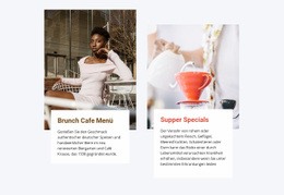 Unsere Speisekarte Ist Umfangreich – Responsive HTML5-Vorlage