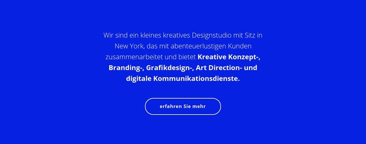 Text über unser Unternehmen Website design