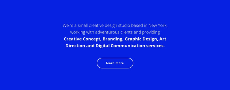Text about our company Website Design