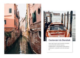 Responzivní Webová Šablona Pro Celodenní Výlet Do Benátek