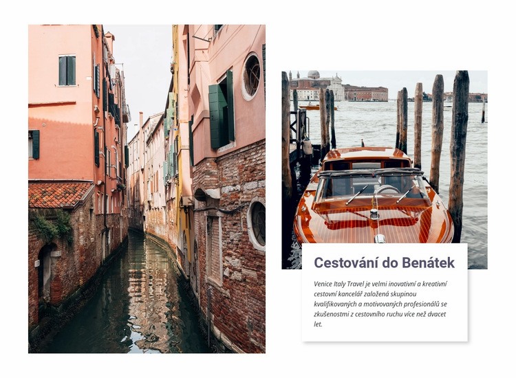 Celodenní výlet do Benátek Šablona CSS