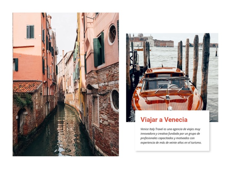 Viaje de un día en Venecia Plantilla CSS