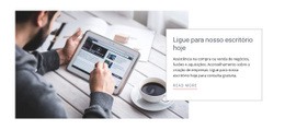 Design De Site Escritórios Globais Para Qualquer Dispositivo