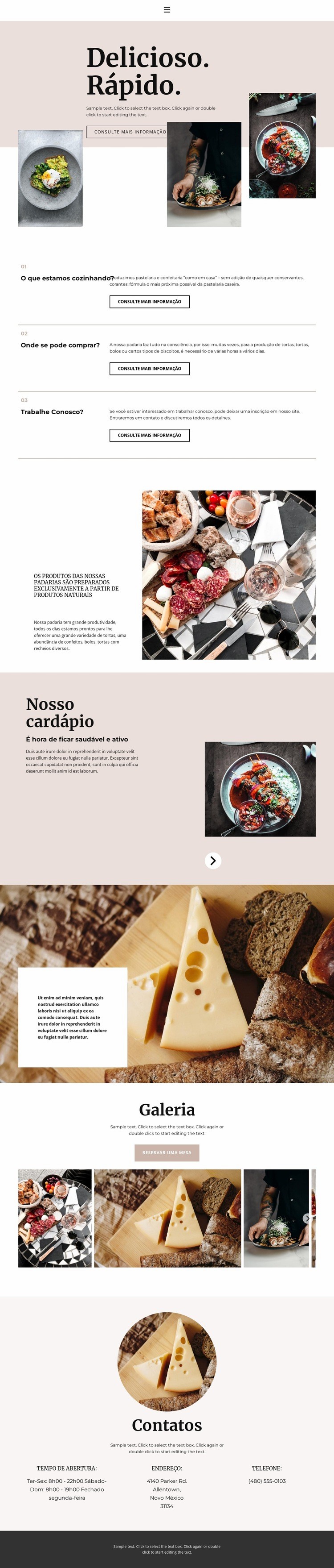 Produção própria Landing Page