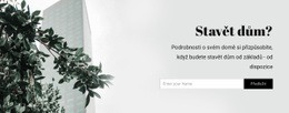 Stavba Domu – Šablona Moderního Webu