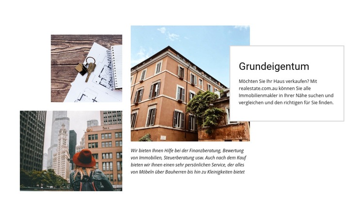 Luxusresidenzen Website design