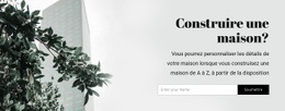 Superbe Conception De Site Web Pour Construire Une Maison