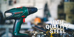 High Quality Steel - Functionality Web Page Design