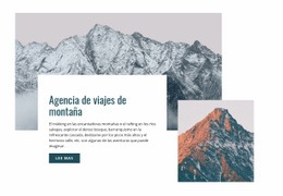 Agencia De Viajes De Montaña - HTML Website Creator