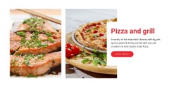 Pizza Café Restaurang - HTML Template Builder