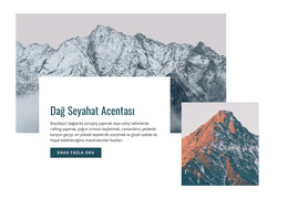 Dağ Seyahat Acentesi - HTML Sayfası Şablonu