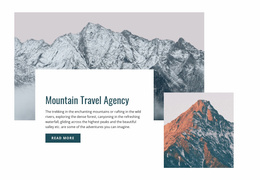Mountain Travel Agency - Business Premium Website Template