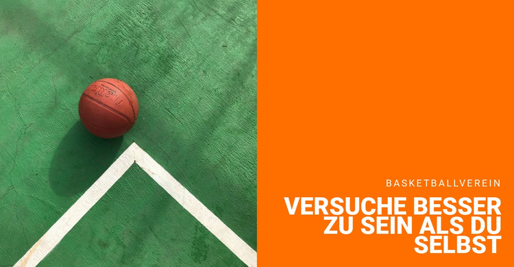 Basketball Spiel WordPress-Theme