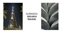 Tu Idea De Proyecto En Realidad - Plantilla Totalmente Responsiva