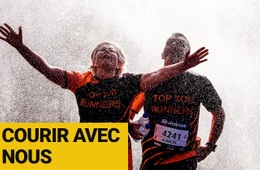 Amis En Cours D'Exécution - Maquette De Site Web Pour N'Importe Quel Appareil