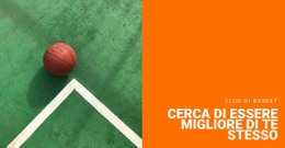 Partita Di Basket: Trascina E Rilascia Il Generatore Di Siti Web