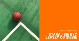 Mecz Koszykówki - Kreatywny, Wielofunkcyjny Projekt Witryny